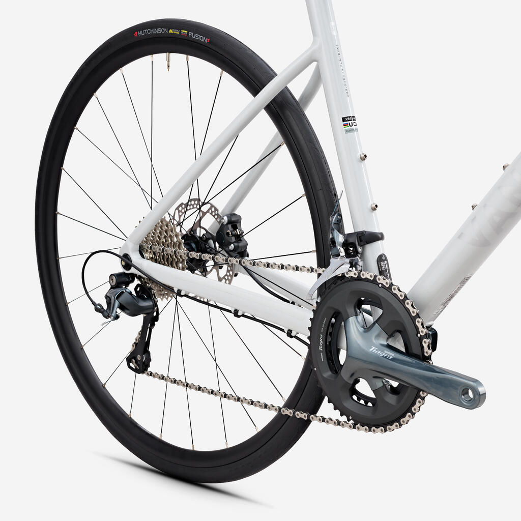 Ποδήλατο δρόμου Shimano Tiagra 2x10S Endurance NCR AF - Λευκό